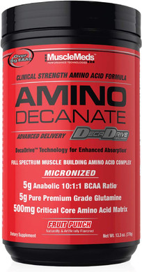 Muscle Meds Amino Decanate, Watermelon, 13.3 Oz