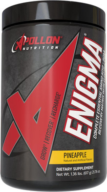 Apollon Nutrition Enigma | Full Spectrum Electrolytes, Bcaas And Eaas. Nine Essential Amino Acids And Bcaas | (20 Serving, Blue Bomb)