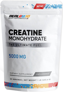 Healblend Creatine Monohydrate Powder 5000Mg - Unflavored Micronized Creatine For Muscle Gain, Improve Performance & Pre-Workout Recovery - 60 Servings