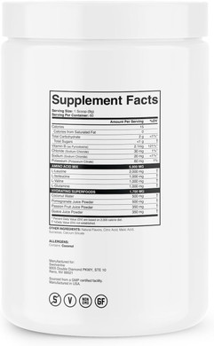 Swolverine Bcaa 2:1:1 | Electrolyte Recovery Drink  Essential Amino Acids, Bcaas With L-Glutamine, Supports Muscle Growth & Recovery (60 Servings, Pomegranate Acai Flavor)