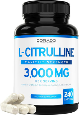 L Citrulline Powder Supplements (3G) Support L Arginine & Nitric Oxide Booster Powder - L-Citruline Supplements For Men & Women - Stamina , Endurance , Performance For Workouts - Vegan & Usa Made