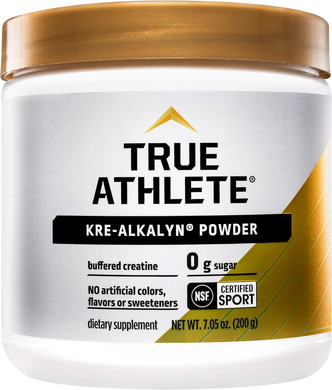True Athlete Kre Alkalyn Powder - Helps Build Muscle, Gain Strength, And Increase Performance, Buffered Creatine - Nsf Certified For Sport (7.05 Ounces Powder)