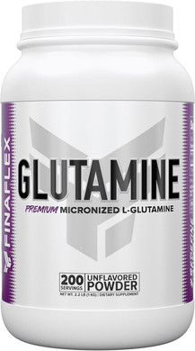 Finaflex Pure Glutamine, Unflavored - 2.2 Lbs - Ultimate Muscle Recovery Powder - Reduces Muscle Breakdown & Supports Nitrogen Levels - 100% Pure L-Glutamine - 200 Servings
