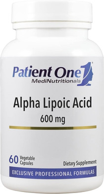 Patient One Alpha Lipoic Acid (Ala) 600 Mg | Antioxidant Supplement To Support Nerve And Liver Health* | 60 Capsules