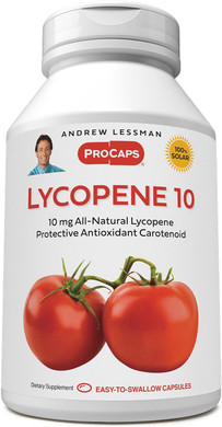 Andrew Lessman Lycopene 10 Mg - 360 Softgels -Protective Anti-Oxidant Carotenoid. Helps Protect Tissues From Free-Radical Damage, Supports Breast, Prostate, Cardiovascular System. No Additives