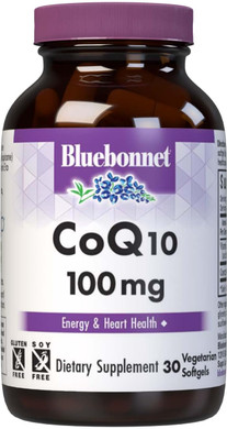 Bluebonnet Coq-10 Vegetarian Softgels, 100 Mg, 90 Count