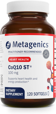 Metagenics Coq10 St-100 Mg Coenzyme Q10 Supplement - Antioxidant As Ubiquinone - For Energy Production & Heart Function* - Non-Gmo & Gluten-Free - 60 Softgels