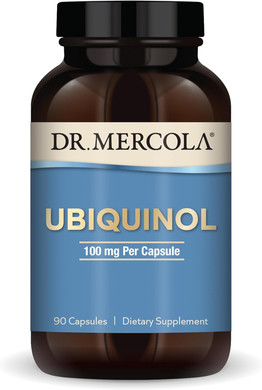 Dr. Mercola Ubiquinol - Supports Energy, Cellular Health & Heart Health - 100 Mg Ubiquinol - High-Absorption Formula - Non-Gmo, Gluten-Free & Soy-Free - 90 Capsules (90 Servings)