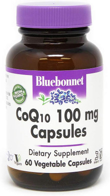 Bluebonnet Coq-10 Vegetarian Capsules, 100 Mg, 90 Count