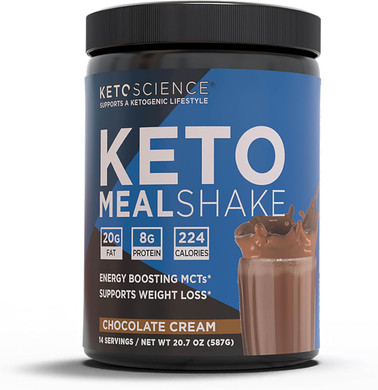 Keto Science Keto Shake Powder  Chocolate Meal Replacement With Mct Oil, Collagen, Protein  Keto Diet Supplement For Weight Loss  14 Servings