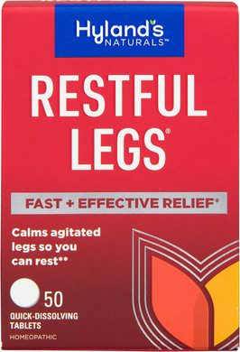 Hyland'S Restful Legs Tablets, Natural Itching, Crawling, Tingling And Leg Jerk Relief, Quick Dissolving Tablets, 50 Count