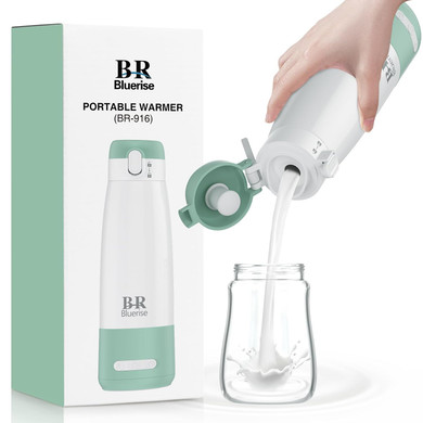 Portable Milk Warmer For Travel  Dual Heating Modes For Breast Milk & Water, Portable Bottle Warmer With Fast Heating & Long Battery Life, 12 Oz Large Capacity To Meet Your One-Day Needs