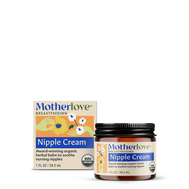 Motherlove Nipple Cream (1 Oz) Organic Lanolin-Free Nipple Cream For BreastfeedingBenefits Nursing & Pumping Moms