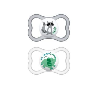 Mam Air Day & Night Baby Pacifier, For Sensitive Skin, Glows In The Dark, 16+ Months, Unisex, 4 Count