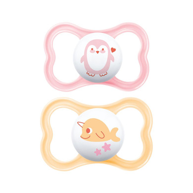 Mam Air Day & Night Baby Pacifier, For Sensitive Skin, Glows In The Dark, 3 Pack, 16+ Months, Boy