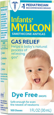 Mylicon Infants Gas Relief Drops For Infants And Babies, Dye Free Formula, 1 Fluid Ounce