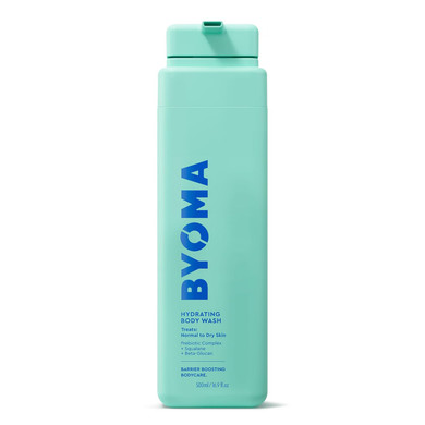 Byoma Hydrating Body Wash - For Normal To Dry Skin - Hydrating, Creamy Body Wash With Squalane, Beta Glucan - Cleanses, Softens & Soothes - Skin Barrier Repair - 16.9 Fl Oz