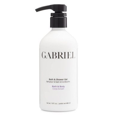 Gabriel Skincare Bath & Shower Gel, Natural, Paraben Free, Vegan, Cruelty-Free, Non Gmo, Infused With Vitamin C And Aloe Vera, Restore Natural Moisture Balance, 16 Oz