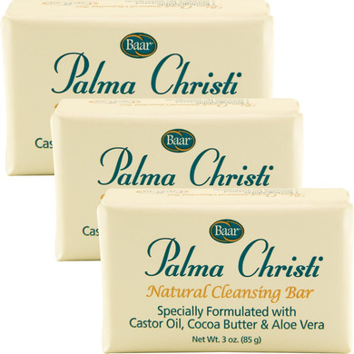Palma Christi (Castor Oil) Natural Cleansing Bar Soap, 6 Bar Set