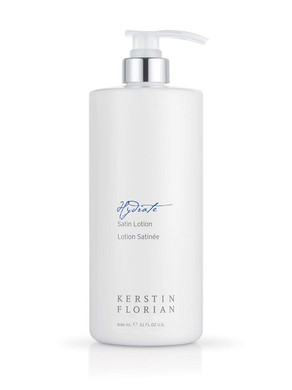 Kerstin Florian Satin Lotion | Lightweight Body Moisturizer With Aloe & Jojoba Oil | Soothes Dry Skin | 13.5 Fl Oz
