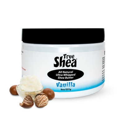 Moisturizing African Whipped Shea Butter, Vanilla, All-Natural Skincare Must-Have, Made From Unrefined Raw Shea Butter Enriched With Sunflower & Coconut Oil For Skin, No Parabens, 8 Oz