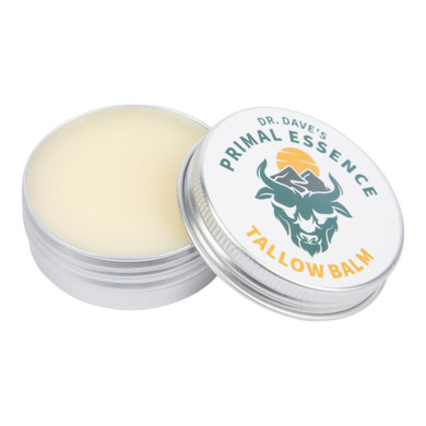 Dr. Dave'S Primal Essence Grass Fed Beef Tallow Balm For Face And Body With Shea Butter, Organic Jojoba Oil, Honey, And Beeswax  Beef Tallow For Skin  Lavender And Lemon  1 Oz