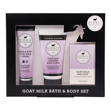 Dionis - Goat Milk Skincare Vanilla Bean Scented Sugar Scrub & Lotion Set (6 Oz And 8.5 Oz) - Made In The Usa - Cruelty-Free And Paraben-Free