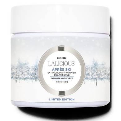 Lalicious Après Ski Extraordinary Whipped Sugar Scrub - Limited Edition Exfoliating Body Scrub With Winter Spices, Citrus Peel & Teakwood (16Oz)