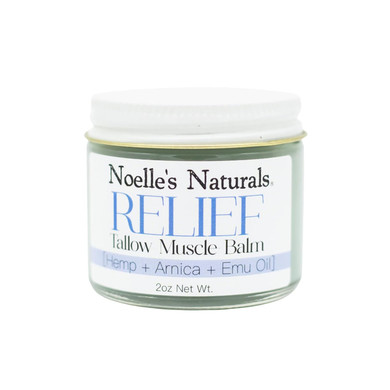 Relief - 100% Grassfed Tallow Balm - Cooling & Soothing - 2Oz