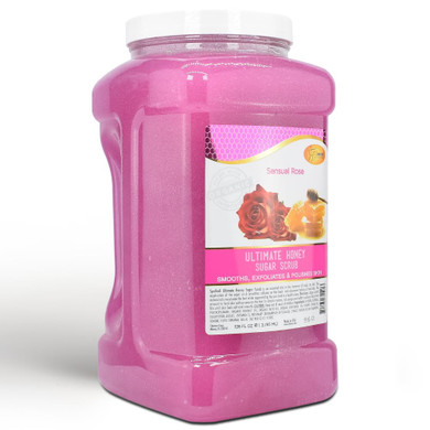 Spa Redi  Sugar Body Scrub, Sensual Rose, 128 Oz, Exfoliating, Moisturizing, Hydrating And Nourishing, Glow, Polish, Smooth And Fresh Skin - Body Exfoliator