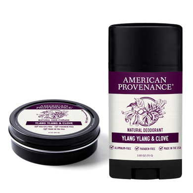 American Provenance Essential Grooming Bundle | Ylang Ylang & Clove Deodorant And Hair Pomade