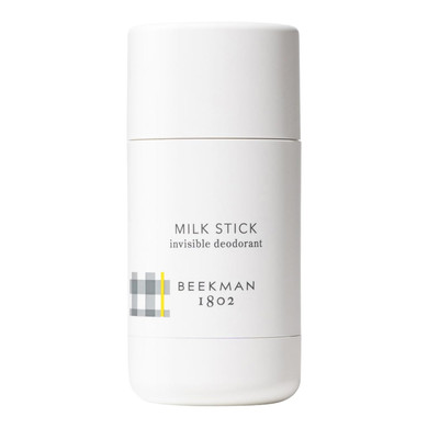 Beekman 1802 Milk Stick Whole Body All-Day Invisible Deodorant - Coconut Cream Scented - Fights Odor-Causing Bacteria & Controls Sweat - Aluminum Free - Good For Sensitive Skin - Cruelty Free