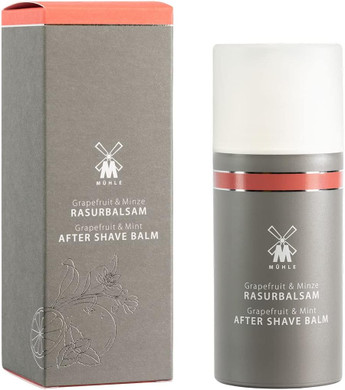 Mühle Grapefruit & Mint Aftershave Balm, 100Ml  Aftershave For Men, Soothe & Nurture The Skin, Vitalizing Mint Oil For Cooling Effect, Post Shave Balm, MenS Aftershave