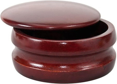 Parker Genuine Dark Mango Wood Shaving Soap Bowl - High Lustre Finish