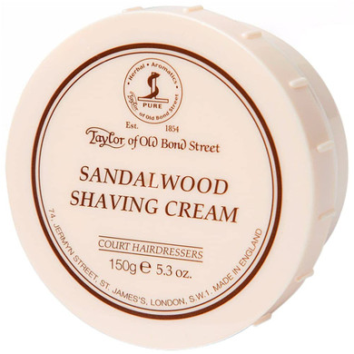 Taylor Of Old Bond Street Sandalwood Shaving Cream Bowl, 5.3-Ounce