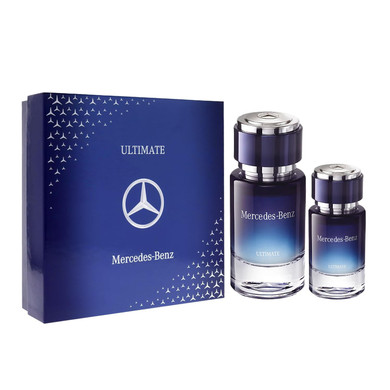 Mercedes-Benz For Men Ultimate Giftset - Eau De Parfum For Men - Long Lasting Mens Cologne - Amber, Patchouli Cologne For Men - Perfume For Men - 2 Pc
