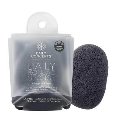 Daily Concepts Your Konjac Sponge, Charcoal