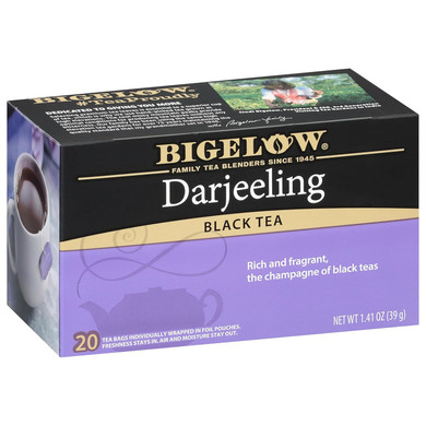 Bigelow Tea Perfectly Mint Black Tea, Caffeinated, 20 Total Tea Bags