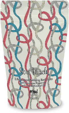 Primal Elements Bubbling Bath Salts, Sore Muscle, 12 Ounce