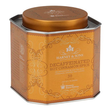 Harney And Sons Decaf Hot Cinnamon Spice 30 Sachet Tin