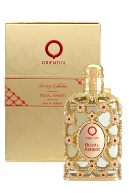 Orientica Royal Amber Eau De Parfum With Notes Of Cinnamon, Orange & Sandalwood, Luxurious & Long-Lasting Amber Woody Fragrance For Men & Women, Sophisticated & Warm Scent For Any Occasion, 2.7 Oz