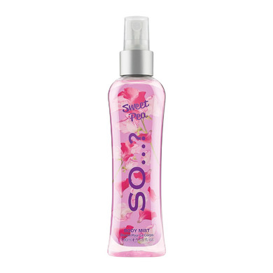 So Sweet Pea Body Mist - Floral Perfume For Women With Bergamot, Sweet Pea, Peony Notes - Ideal Gifts For Women - Body Spray For Women - 3.5 Oz