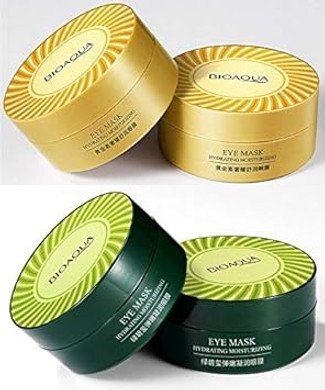 Bioaqua 30 Pairs Eye Mask Moisturizing Hydrating Anti-Wrinkle Anti-Aging Remove Dark Circles Smooth Nourishing Refreshing 80G / 60Pcs (Black Pearl)