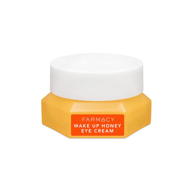 Farmacy Brightening Eye Cream - Wake Up Honey Under Eye Cream For Dark Circles + Puffiness - Enriched With Vitamin C + Cranberry Peptide To Smooth Wrinkles Over Time (15Ml)