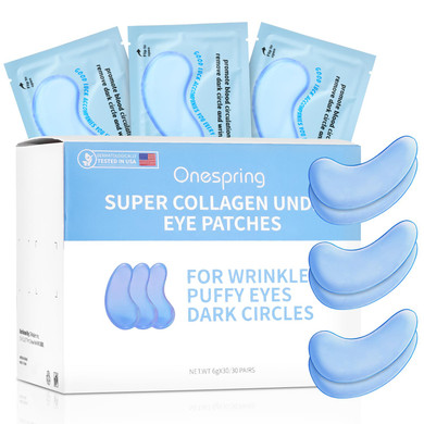 Under Eye Patches (30 Pairs) Hyaluronic Acid Eye Masks For Puffy Eyes, Dark Circles, Eye Bag, Wrinkles - Skin Care Gifts For Women, Under Eye Gel Patches