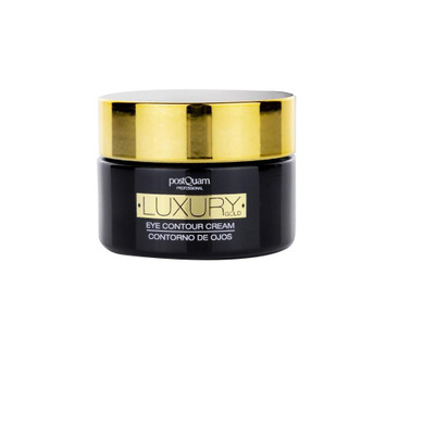 Postquam Professional Luxury Gold Eye Contour Cream 15Ml - Hyaluronic Acid - Helps Minimize Wrinkles & Expression Lines - Soothe The Eye Area