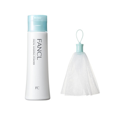 Fancl Facial Cleansing Powder & Foaming Net Set