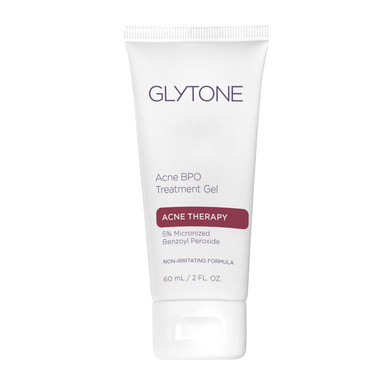 Glytone Acne Bpo Treatment Gel - 5% Benzoyl Peroxide Spot Acne Treatment For Face - Cystic Breakout And Scar Medication - Non-Comedogenic Time-Released Formula For Oily, Blemish-Prone Skin - 2 Fl Oz