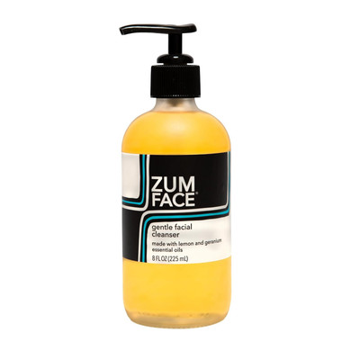 Indigo Wild Zum Face Gentle Facial Cleanser  Natural Skincare With Coconut, Olive & Jojoba Oil  Lemon & Geranium Scent  8 Fl Oz