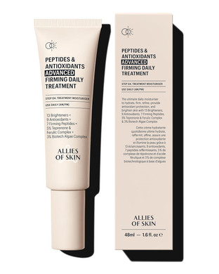 Allies Of Skin Peptides & Antioxidants Advanced Firming Daily Treatment With 13 Brighteners, 9 Antioxidants, 7 Firming Peptides, 5% Teprenone & Ferulic Complex And 3% Biotech Algae Complex 20Ml/0.67Oz